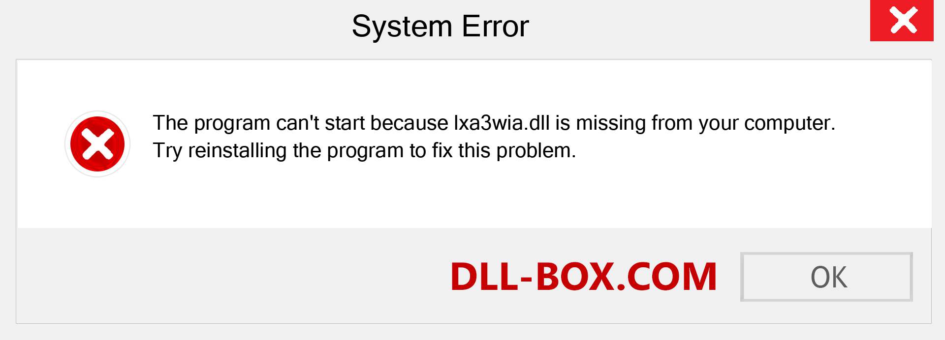  lxa3wia.dll file is missing?. Download for Windows 7, 8, 10 - Fix  lxa3wia dll Missing Error on Windows, photos, images